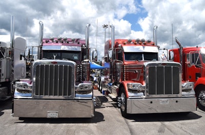 2023 and 2019 389s at Large Cars & Guitars