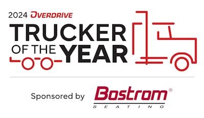 Overdrive's Trucker of the Year logo