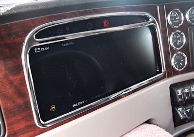 Rockwood chrome bezel around 389 digital dash