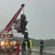 The wreckage of the truck was pulled from the bypass canal near Tampa on I-75.
