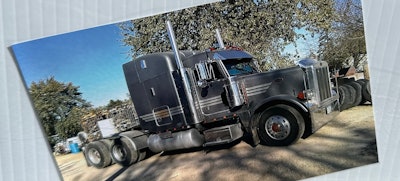 Brendan Conlon's 1997 Peterbilt 379 before rebuild