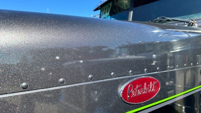 Paint work on Brendan Conlon's 1997 Peterbilt 379