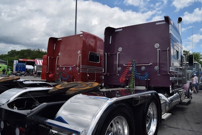 2023 Peterbilt 389 from rear