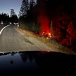 Tesla Semi fire