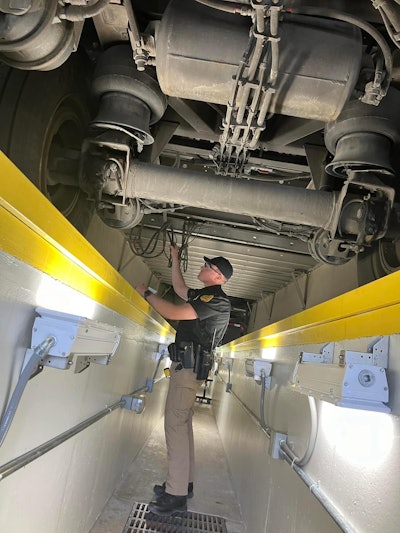 Iowa State Patrol inspection