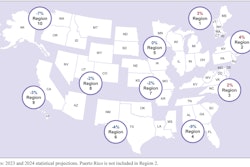 NHTSA fatalities by region 1H 2024