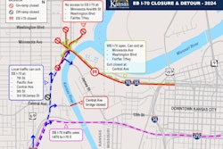 I-70 bridge closure detour Kansas City