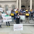 New York City truck-idling complaint/fine program demonstration at city hall