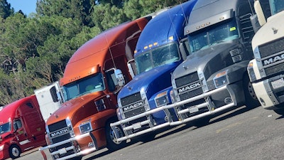 The all-Anthem fleet of Sacramento, California-based Virk Express, a Small Fleet Champ contender with a fresh take on produce hauling out West.