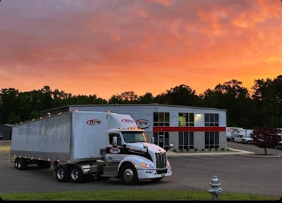 DPM Logistics truck and shop