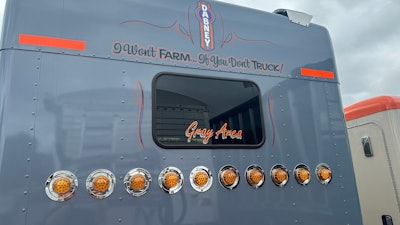 'Gray Area' nickname on Dabney Trucking's 2025 Kenworth W900L