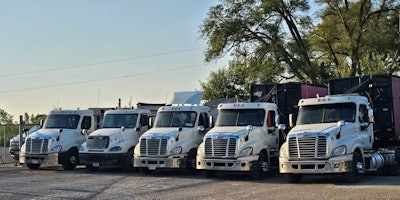 Brian Brewer Trucking units parked up
