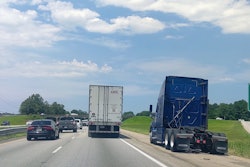 trucks on highway