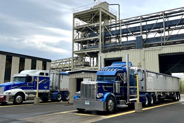 Zimmerman trucks getting loaded