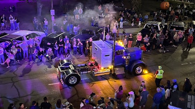Shawn Wright's 1968 Peterbilt 358A in Peterbilt Pride & Class Parade