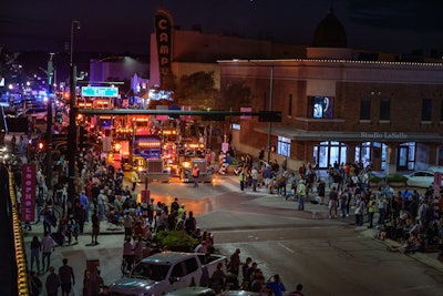 Peterbilt Pride & Class Parade staging