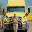 Wes Harman and his 2024 Freightliner Cascadia, 'The Bee'