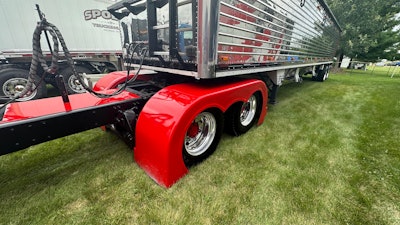 Rear of Brian Bucenell's 2002 Peterbilt 379