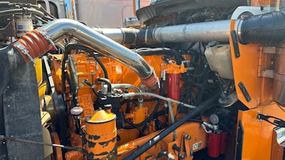 engine in Dane Wisniewski's 2007 Kenworth W900L