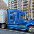 Landstar truck in NYC