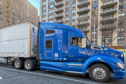Landstar truck in NYC