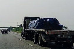 Flatbed On Highway