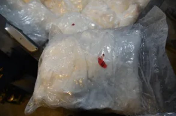 Meth found in crushed marble load