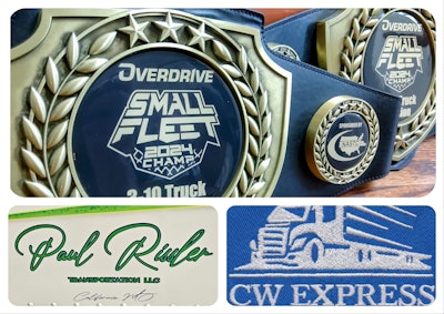 Small Fleet Champ 2024 belts, winners