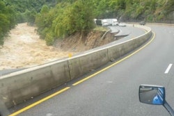 I-40 washout Hurricane Helene