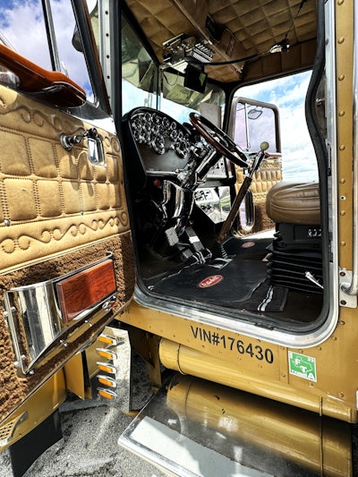 Interior from the driver side looking in the door