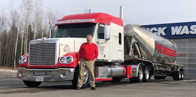 Mike Nichols and his 2020 Freightliner Coronado