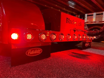 Blackjack's name and cut into the T bar