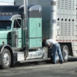 Livestock truck driver pre-trip