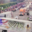 Wreaths Across America trucks