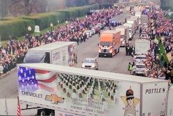Wreaths Across America trucks