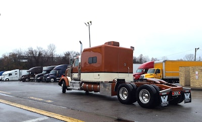 Hosty's 2022 Western Star, shot from behind