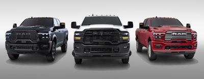 Cummins-powered Ram models side by side