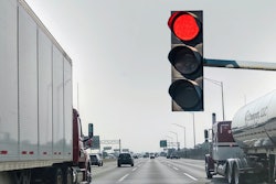 Stop Sign On Highway Scene 2