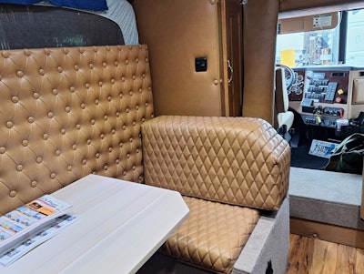 Sleeper interior in the 2022 Western Star