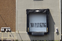 Loading Bay With No Parking Sign