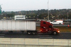 Speed Night Truck On Highway