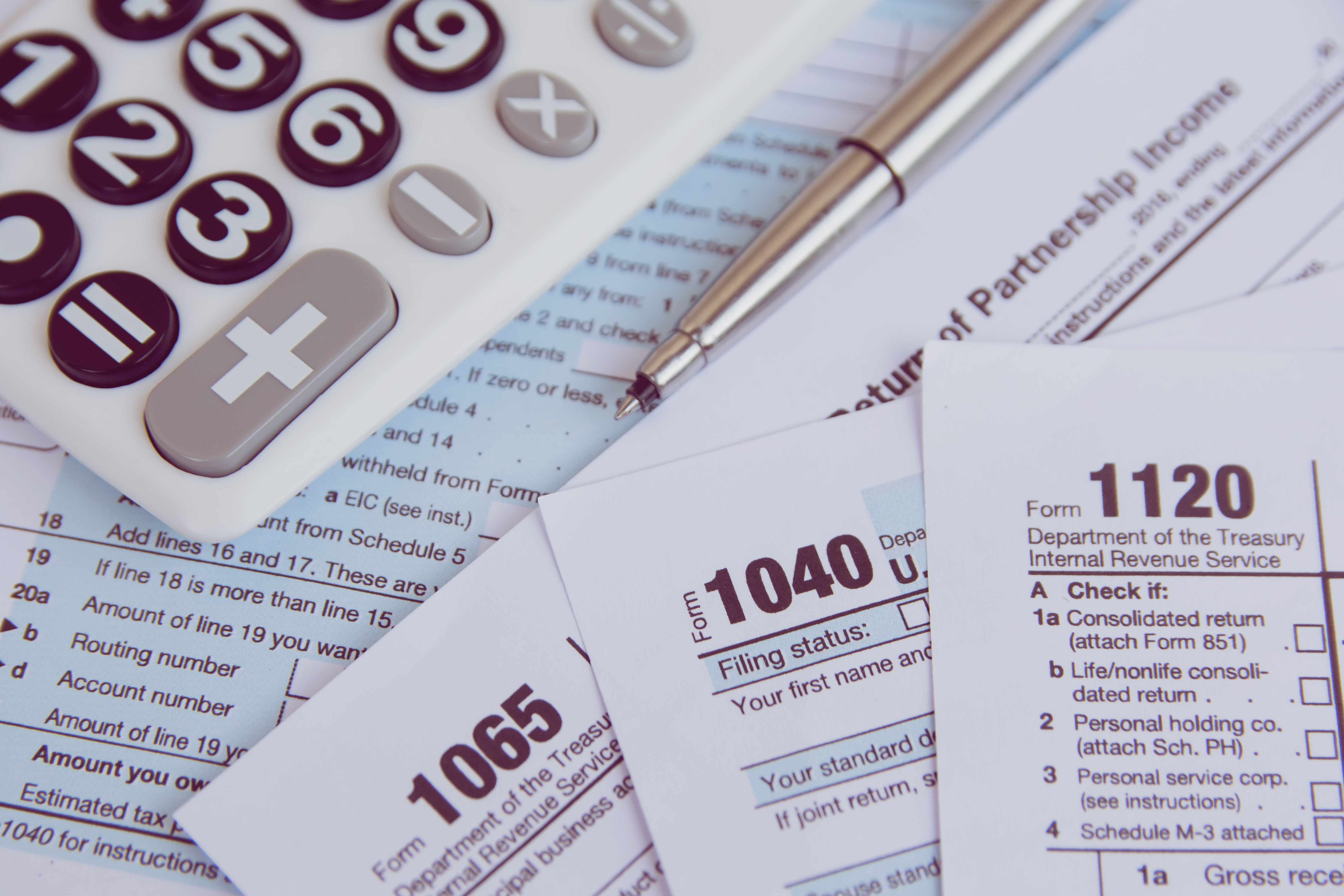 Tax filing forms