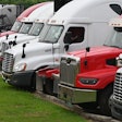 Trucks Parked At Dealer