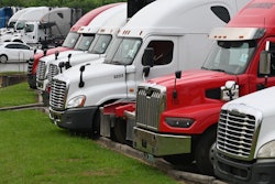 Trucks Parked At Dealer