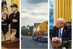 Elon Musk Donal Trump Highway Collage