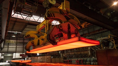 Production of a steel swife in a mill
