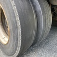 Bald trailer tires at inspection