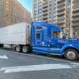 Landstar truck in New York City
