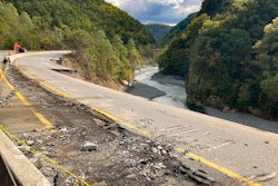 I-40 washout Feb. 10, 2025