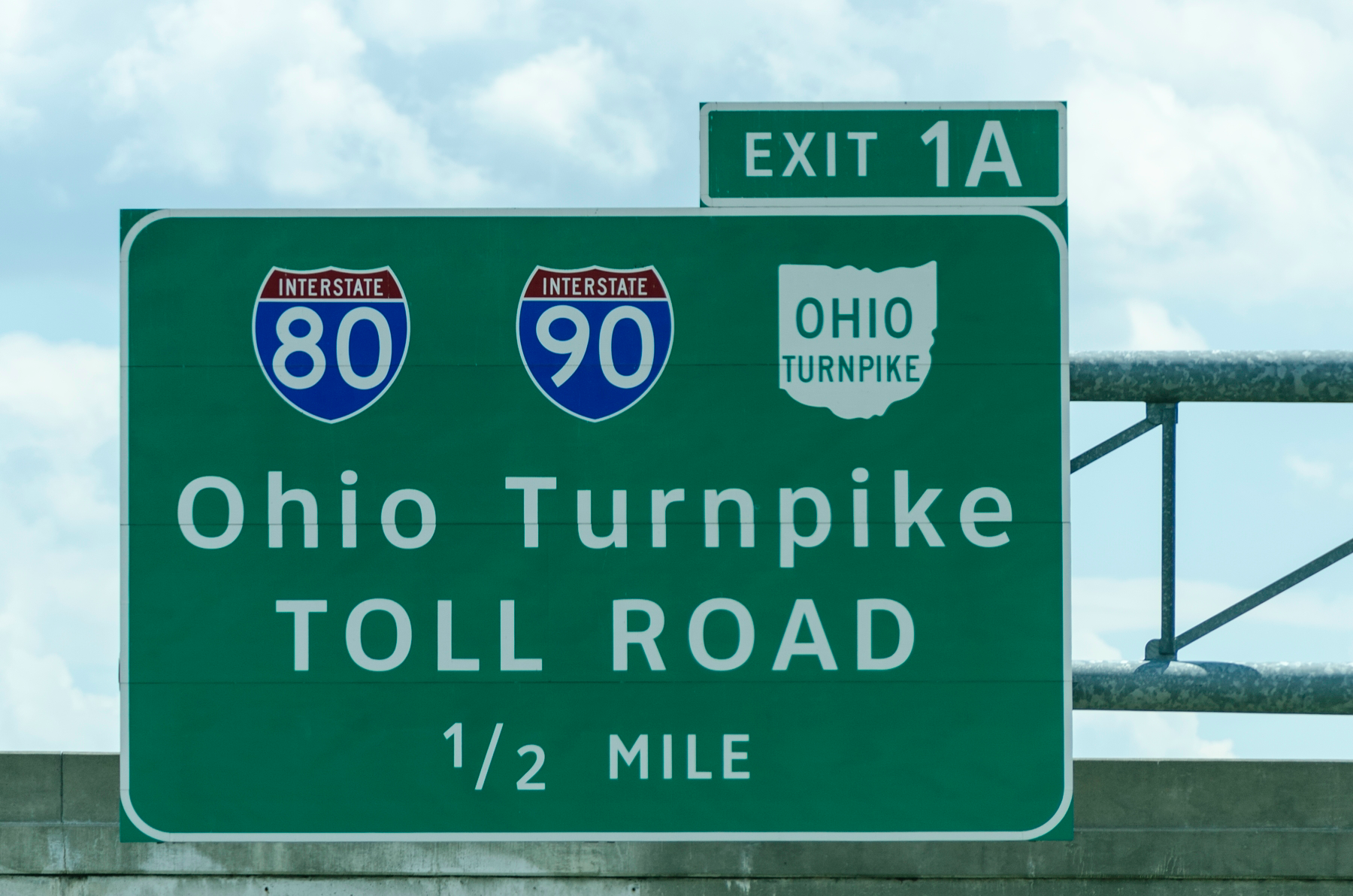 Ohio Turnpike sign